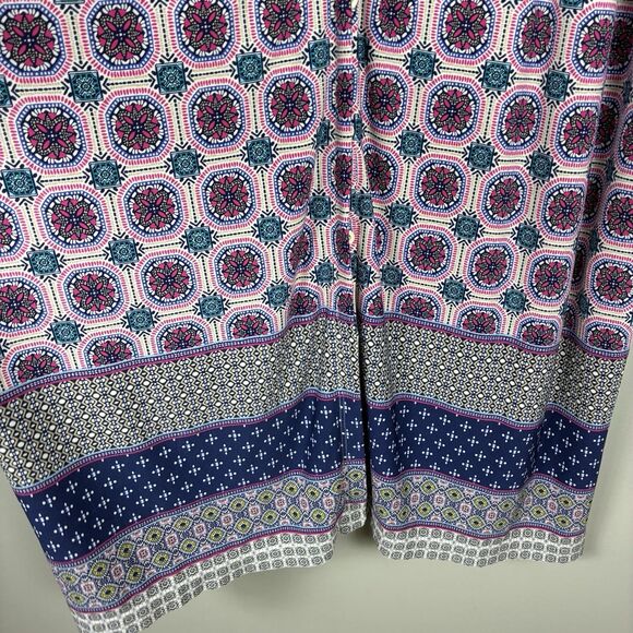 Chicos Medallion Print Shirt Dress Womens Sz 4 / XXL Colorful Jersey Stretch - Picture 3 of 8